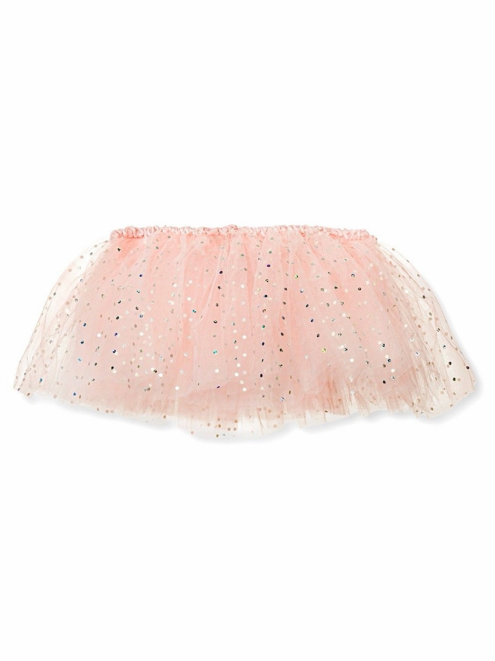 Danskin Freestyle Pink Sequin Tulle Dance Tutu Skirt XS 4-6X